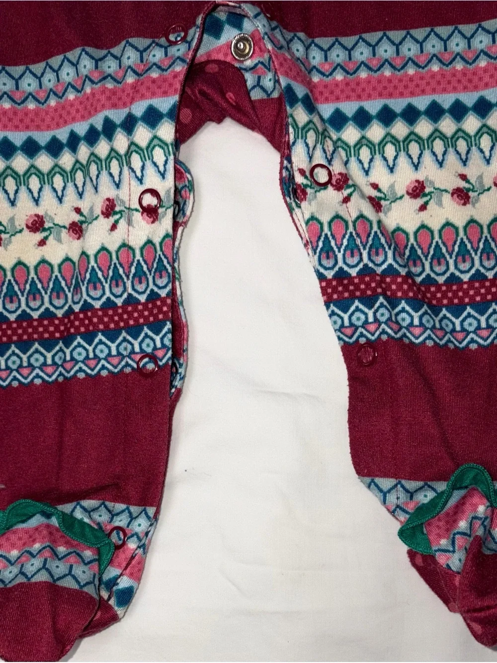 Matilda Jane footed romper/sleeper with cute llama print sz 6-12 months NWOT